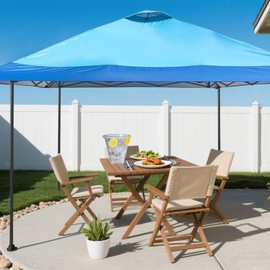 13x13 Canopy Replacement Top with Air Vent Silver Coated Fit for Coleman Oasis 1606532 2156426 2156428, Waterproof 300D Oxford for Outdoor Pop Up Canopy Tent Cover (Replacement Top Only)