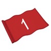 TIXIPEM Golf Flag with Tube Inserted [1pcs] - Nylon Putting