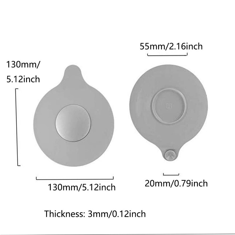 Bathtub Drain Stopper Shower Drain Rubber Bath Tub Drain Plug