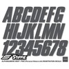 Stiffie Shift Carbon 3" ID Kit Alpha-Numeric Registration Identification Numbers