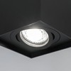 EDO PALLAD 1 Black GU10 Surface-Mounted Spotlight Aluminium Ceiling Light