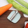 Kichvoe Vegetable Peeler Ergonomic Thumb Peeler for Effortless Fruit and