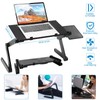 Laptop Desk for Bed Foldable Laptop Stand Height Angle Adjust