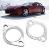 2PCS 2 2.5in Exhaust,Flanges,2PCS 2 2.5in Exhaust Flange Contion Kit