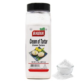 Badia Cream of Tartar, 2 Pounds – Premium Baking Stabilizer & Leavening Agent – Ideal for Fluffy Meringues, Perfect Baked Goods