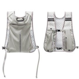 YFaith Running Vest, Adjustable Running Backpack, Women's Lightweight Running Vest with Water Bottle Holder and Reflective Strips, for Running, Hiking, Marathon