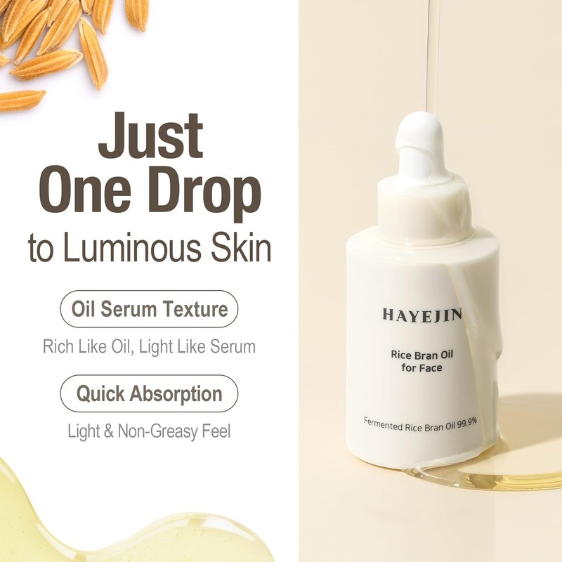 HAYEJIN [HAYEJIN]Rice Bran Oil for Face 30ml