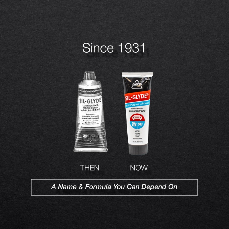 AGS Automotive Solutions SIL-Glyde Multi-Purpose All-Weather Lubricating Compound for All