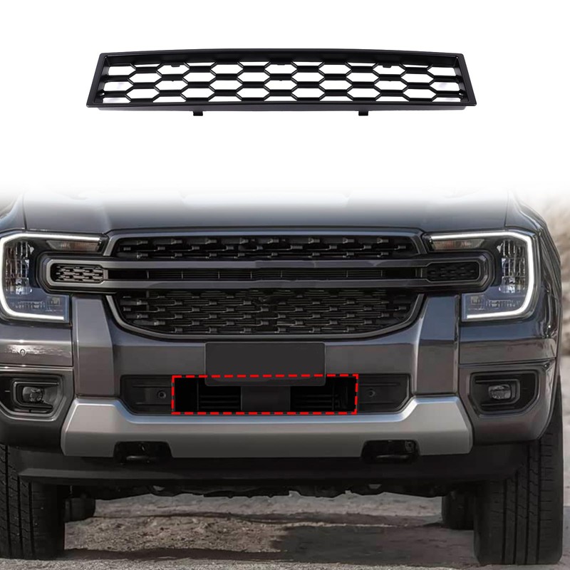 Car Front Bumper Grille Frame Cover Trim Compatible with Ford