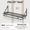 Kes 30-Inch Kitchen Pan Pot Rack Wall Mounted Hanging Storage