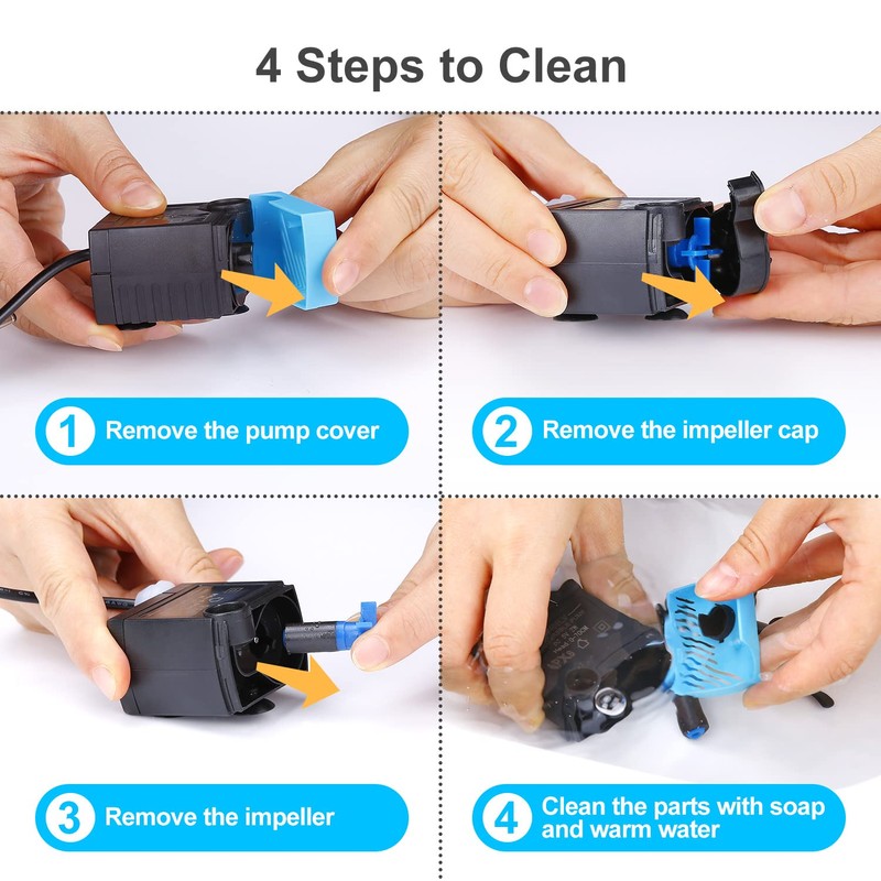 SanKlev SP-400LV Cat Water Fountain Pump,5V USB Replacement Pump Compatible