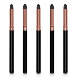 UorPoto Eyeliner Smudge Brush Pointed Pencil Stick Set,5Pcs Professional Sponge Blending Makeup Tool for Eyeshadow Eyebrow Reusable Tip Applicator