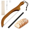 FTCIRA Bread Knife for Homemade Bread – 16" Walnut Bow