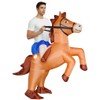 AIXXCUVQ OxfordCloth Polyester OxfordCloth Inflatable Costume For Celebration Horse Mask