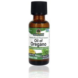 Nature's Answer Oil of Oregano Leaf 1oz Extract | 7mg of Carvacol | Supports Digestive Function | Promotes Overal Wellness | Gluten & Alcohol-Free | Single Count