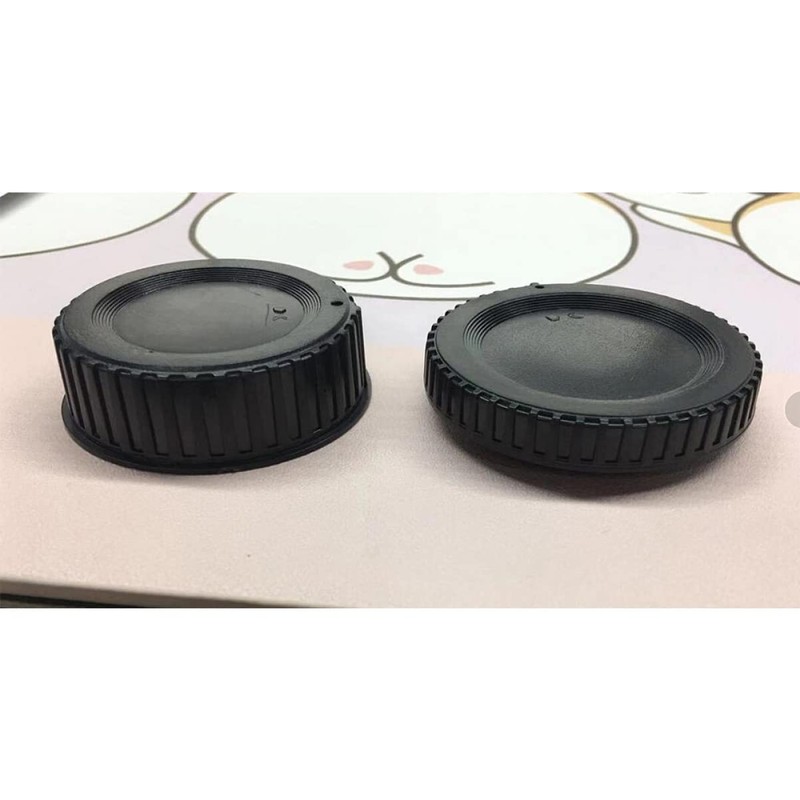 Operitacx 5 Set DSLR Camera Body Cap Set with Rear