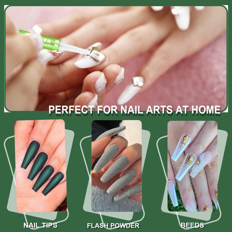 NXJ INFILILA Super Strong Nail Glue – Quick Dry 3-5