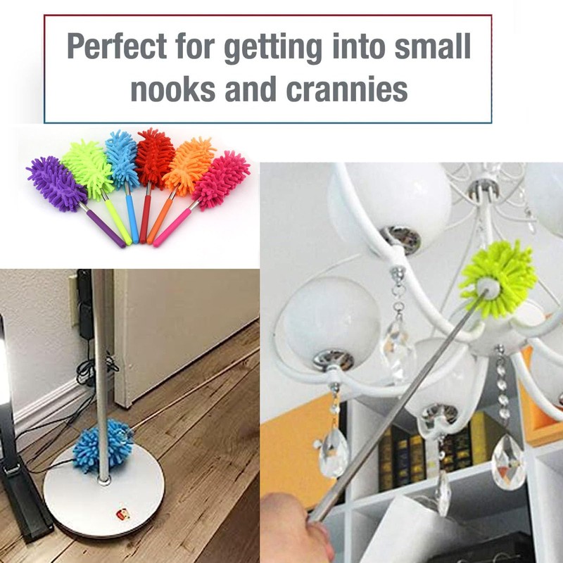 BNFGD Feather Duster,Extendable Duster Dusters for Cleaning Scratch Resistant Extendable