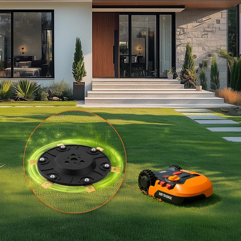 alasemo Blade Plate for Worx Lawnmower Landroid Accessories with 12