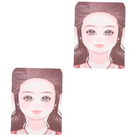 COHEALI 2 Sheets Plastic Makeup Practice Board Face Painting Board Face Painting Tool Durable Reusable