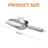 sourcing map Metal Ice Scoop, 9.8" x 3.5"Stainless Steel Ice