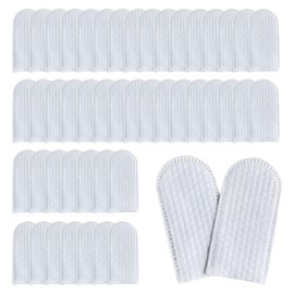 DAWZMR 200 PCS Cotton Finger Cots, Breathable Sweat Resistant Ear Cleaning Finger Wipes for Dogs & Cats