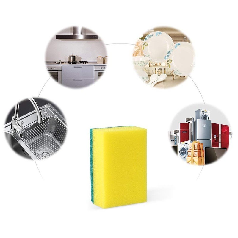 Multi-Use Heavy Duty Scrub Sponge Extra Thin Magic Cleaning Sponges