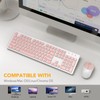 SABLUTE Wireless Keyboard and Mouse, Full-Size Wireless Mouse and Keyboard