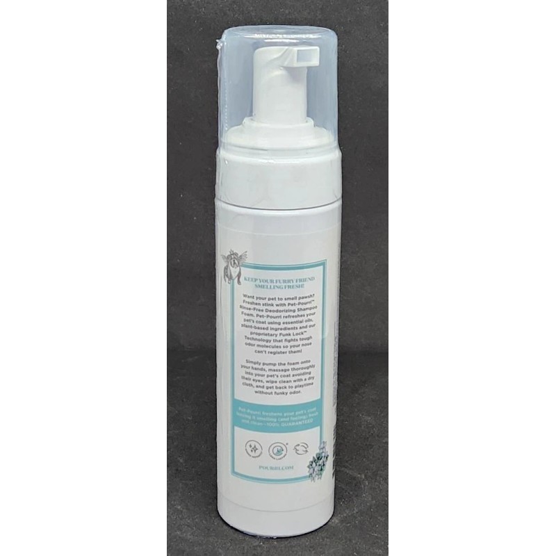 Pourri Pet Pourri Rinse-free Deoderizing Shampoo Foam - Refreshes Funky