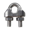 8mm Wire Rope/Cable Grip/Clamp Stainless Steel 316 Marine Grade 5