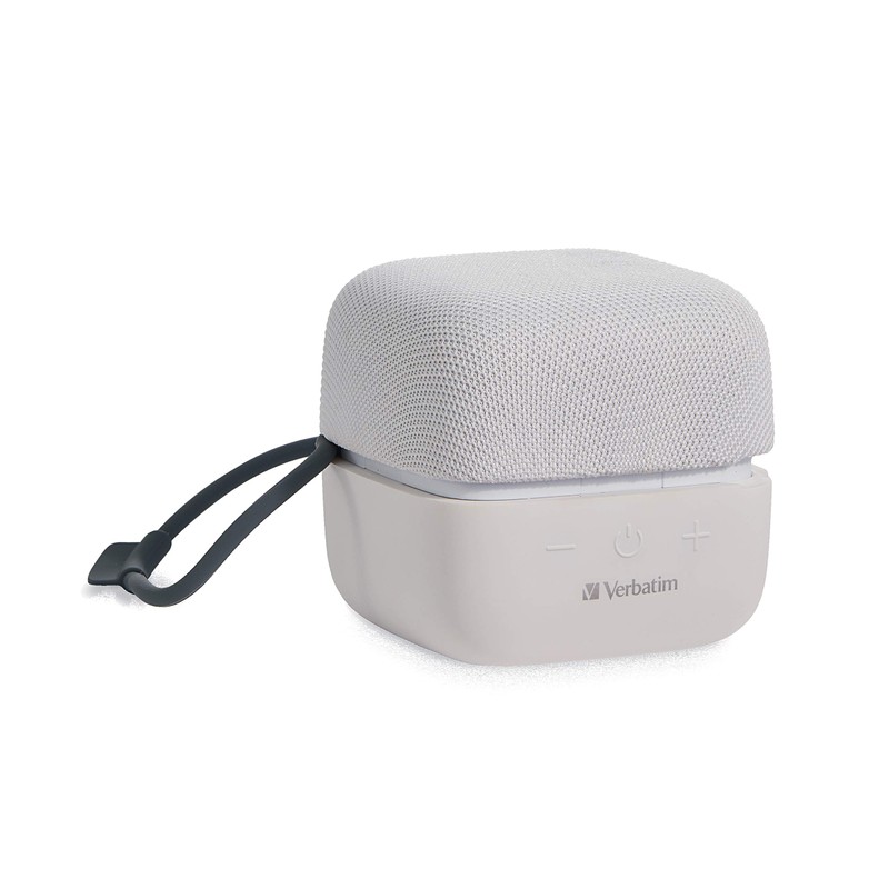 Verbatim Bocina Cube Inalámbrica Bluetooth Color Blanco