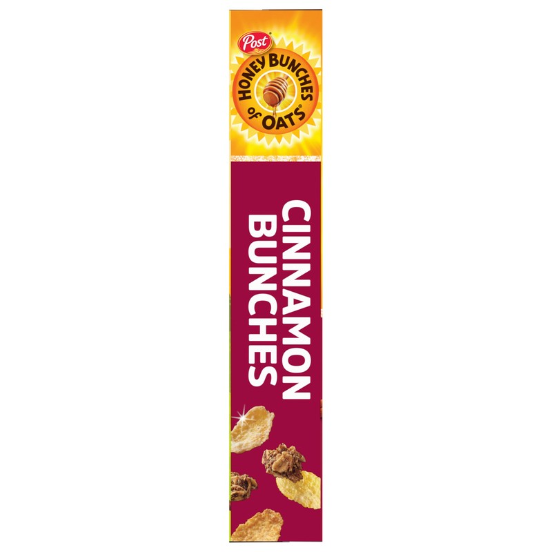 Post Honey Bunches of Oats Cinnamon Bunches Breakfast Cereal, Honey