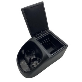 MOOSUN Universal Truck Seat/Bench Contractor Center Console Business Organizer and Storage with Cup Holders and Padded Top Lid for Armrest