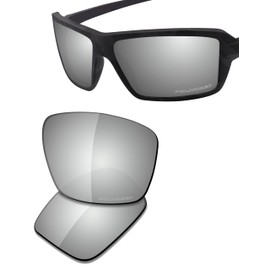 SAUCER Premium Replacement Lenses for Oakley Cables OO9129 Sunglasses High Defense - Chrome Metal Polarized