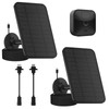 2 Pack 4W Solar Panel for Blink, Blink Solar Panel