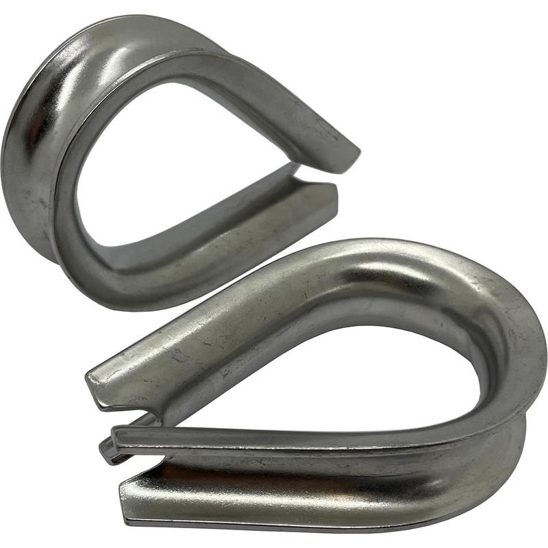 Wire Rope Thimble Stainless Steel V2A 304 20 mm Rust-Proof