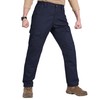 DOWMQ Mens Hiking Cargo Pants with 8 Pockets Elastic Waist