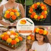 50 Cabezas de Caléndula Artificiales de Seda, Flores Decorativas para