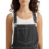 Wrangler Womens Women's Relaxed Fit ShortallWomen's Relaxed Fit Shortall, Obsidian,