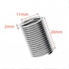 1/2-13 Helicoil Wire Inner Thread Inserts, 2D Coiled Wire Helical