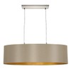EGLO Lighting 31613A Two Light Pendant, Matte Nickel, 72.00x30.75x8.66