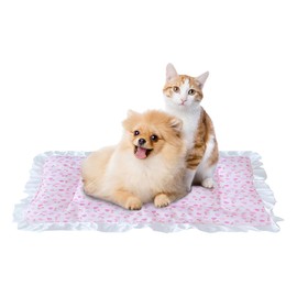 Aimondow Cat Cooling Mat, 24.4 in x 16.5 in Dog Crate Pad, Pet Sleeping Mat for Kitten and Puppy, Portable and Soft Pet Bed Mat, Cat Dog Cushion Pad, Machine Washable