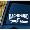 Dachshund Mom Decal Sticker for Car Window | 8 Inch