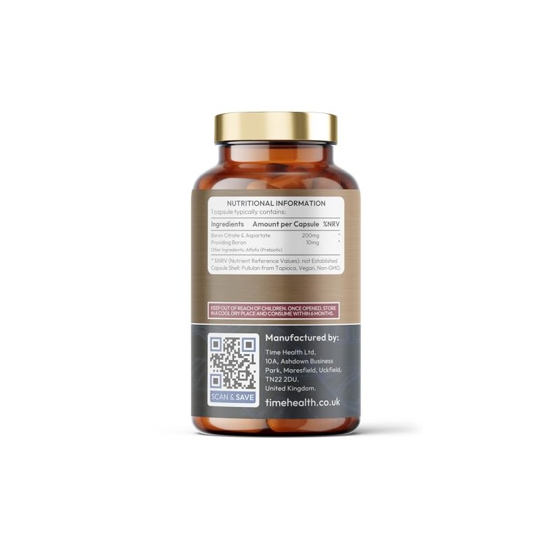 Boron - 10mg Optimal Strength - Cognitive, Osteo & Hormone