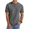 NITAGUT Mens Distressed Cotton Shirts Vintage Hipster Hip Hop Longline