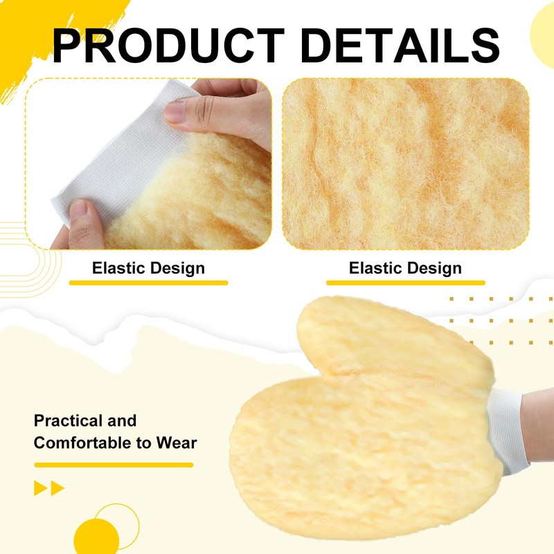 12 Pcs Paint Mitt Gloves with thumb Microfiber Terry for