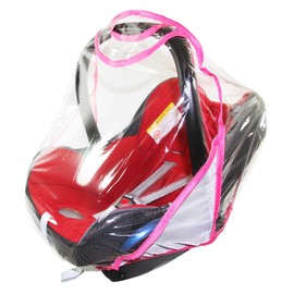 Rain Cover To Fit Maxi-Cosi cabriofix & pebble rain cover Fast Dispatch New VENTILATED (hot pink)