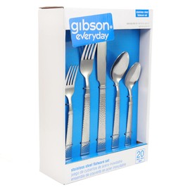 Gibson Everyday Flatware Set, 20 pieces, Stainless Steel