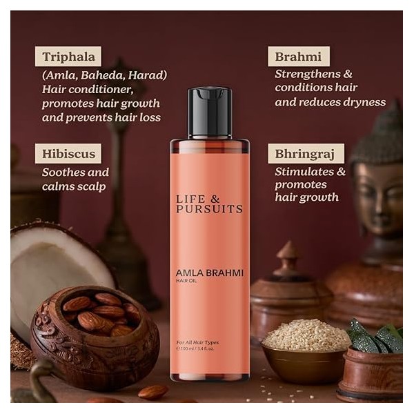 Generic Life & Pursuits Amla Brahmi Oil for Hair and