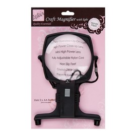 Anita's Magnifier With Light, No Hands Needed, For Crafts & Detailed Work, High Power Close-Up Lens 2.5 Magnifier, Adjustable Cord To Wear Around Your Neck, Magnifier Allows You To Read Small Print